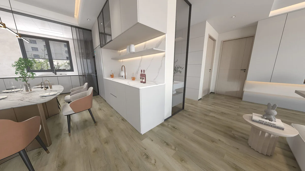 OneFloor LVT ламинат 2 мм 2009-L: в интерьере