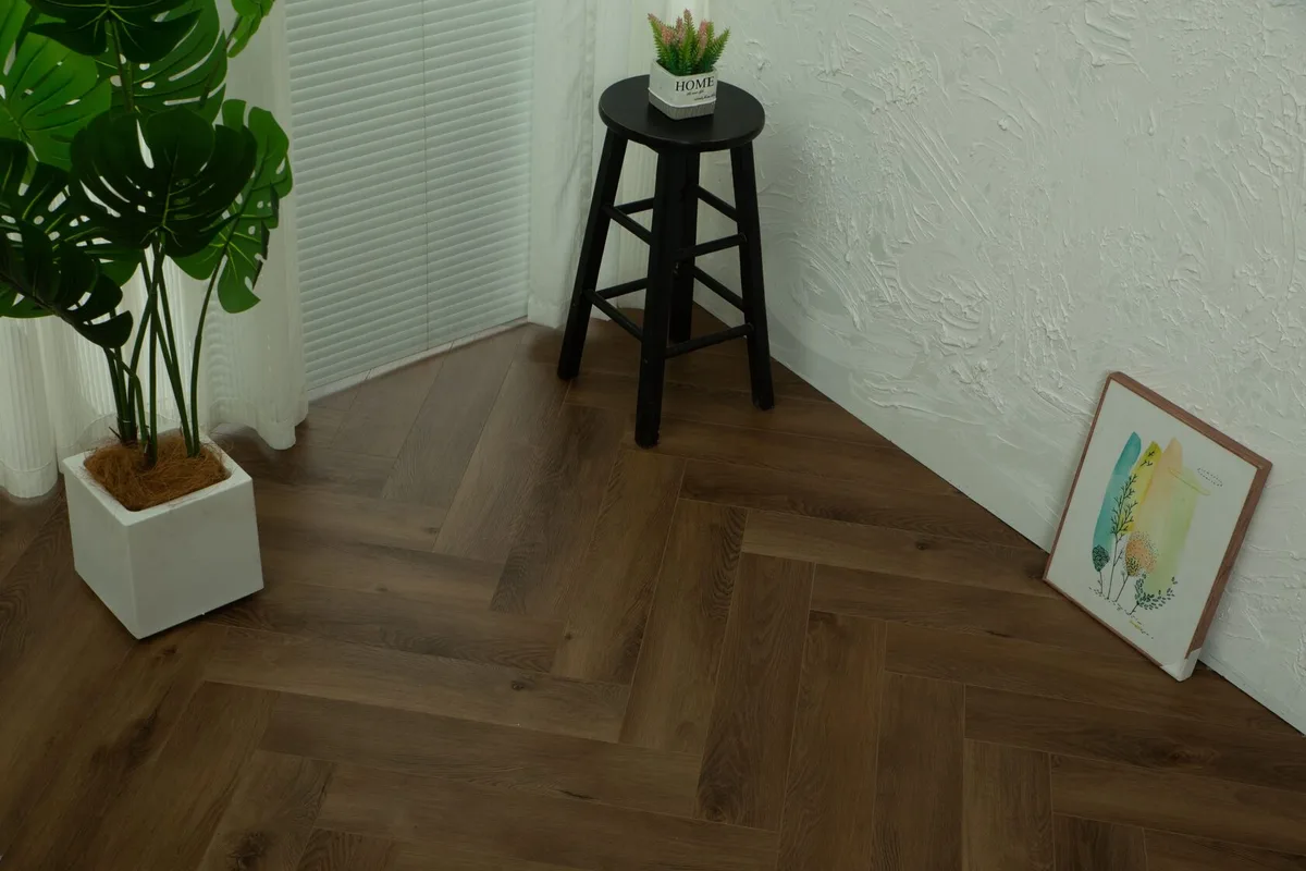 OneFloor SPC ламинат елочка 3036: в интерьере