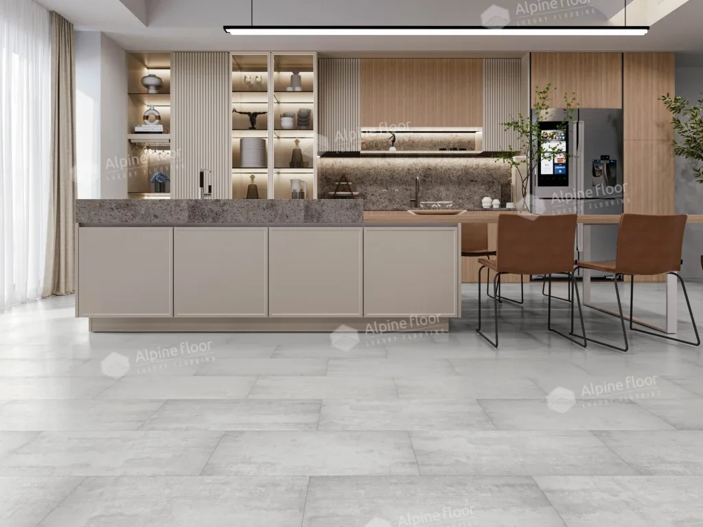 Alpine Floor Stone Mineral Core Самерсет: в интерьере