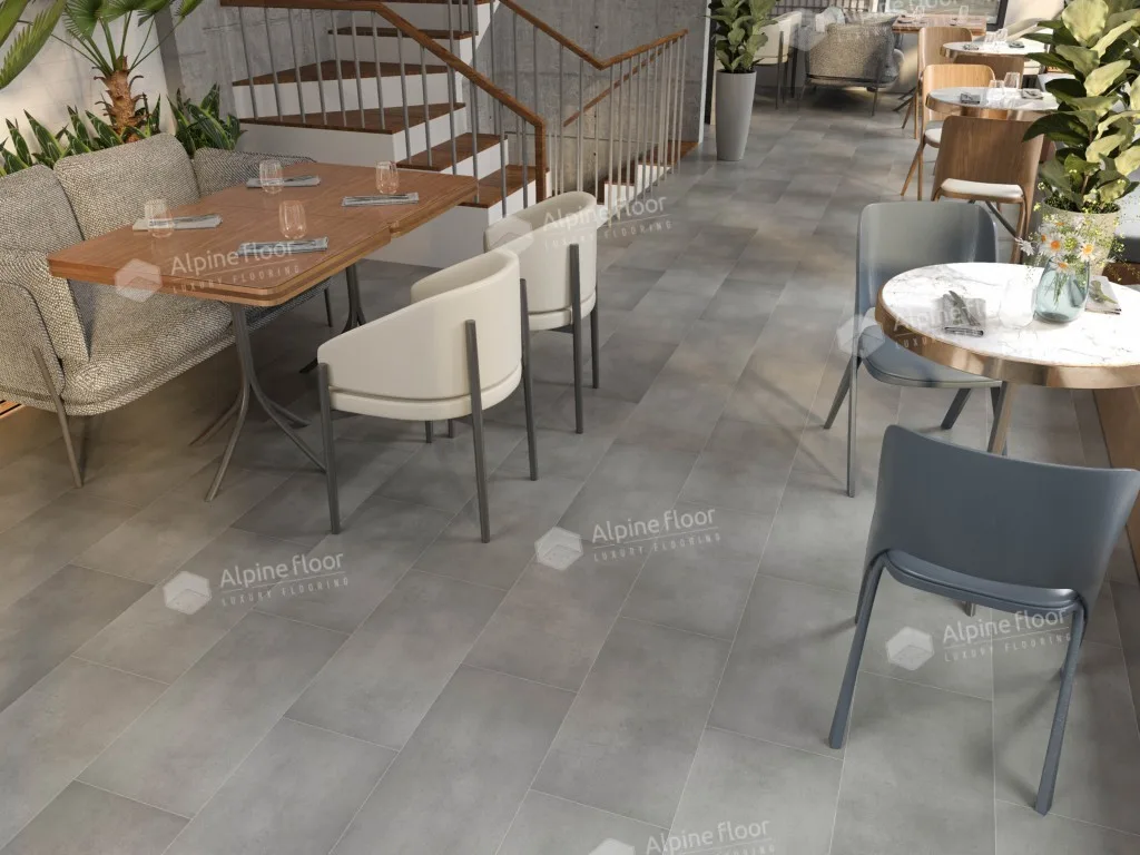 Alpine Floor Stone Mineral Core Бристоль: интерьер коллекции
