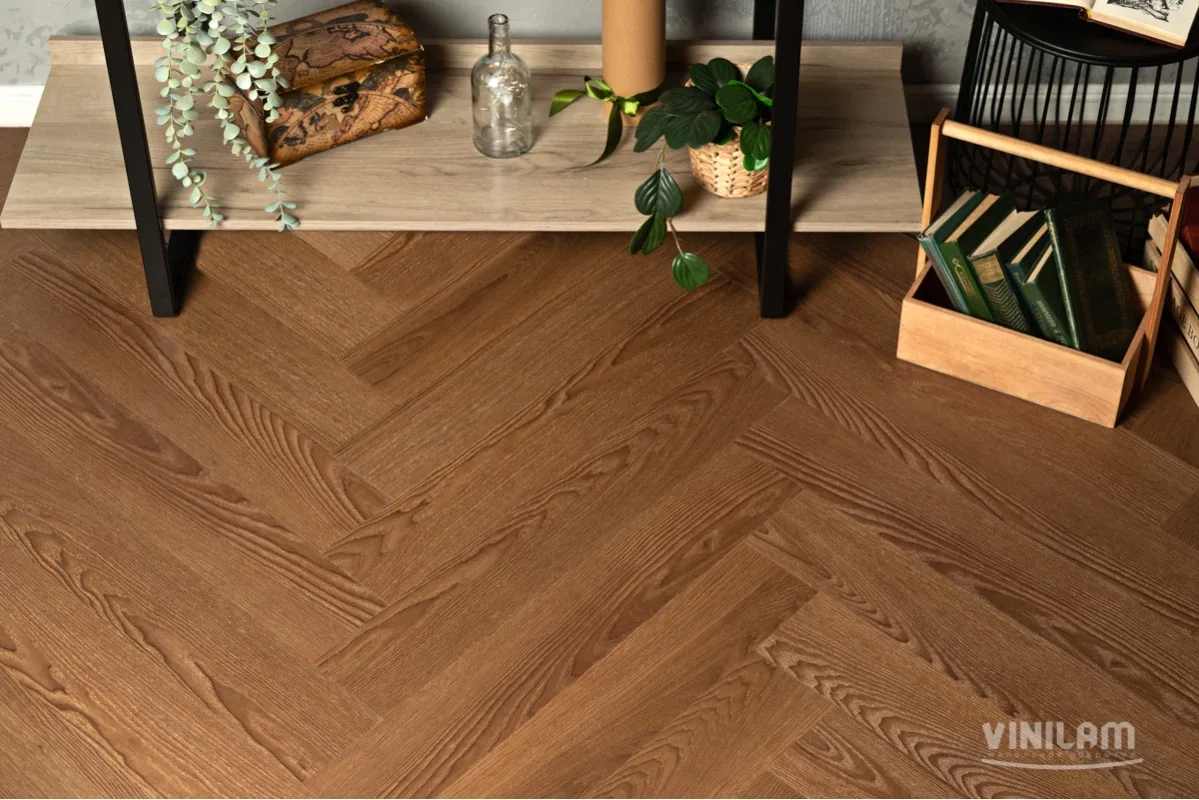 Vinilam Parquet Herringbone Glue Паркет Винсент, 2,79 м²