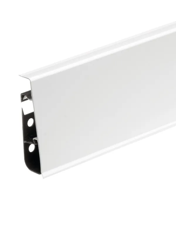 Плинтус Cezar Hi-Line 089 Белый матовый под покраску, 2500x75x22 мм