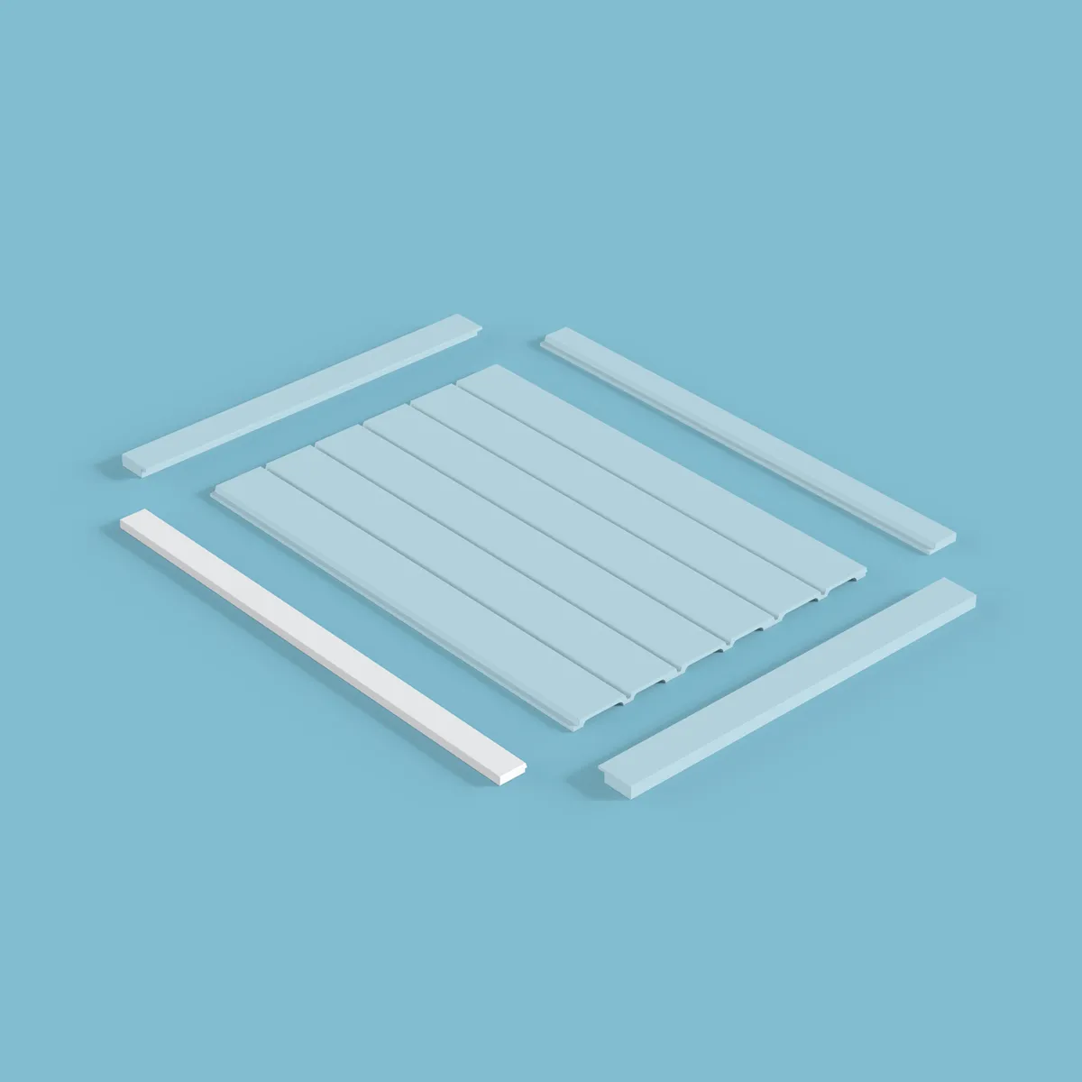 Молдинг финишный Ecopolymer, 38x12 мм