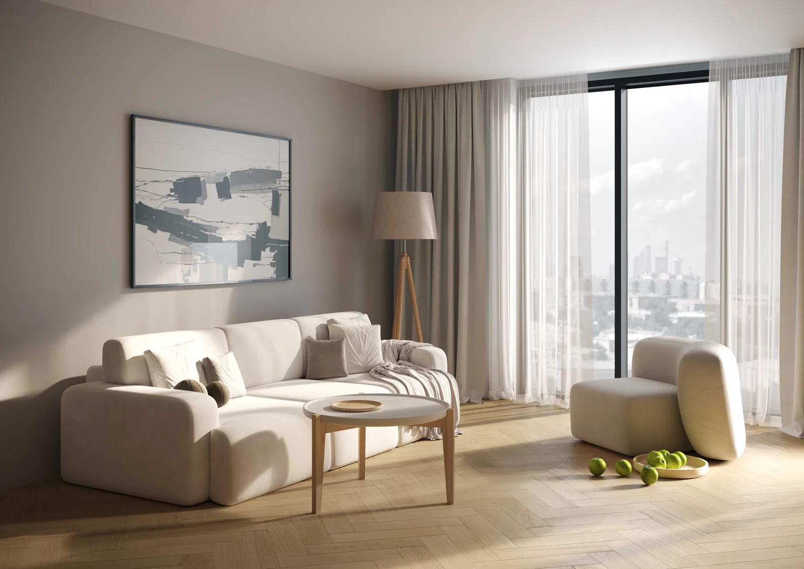 Fargo Quartz Parquet Штучный Дуб Хельсинки: в интерьере