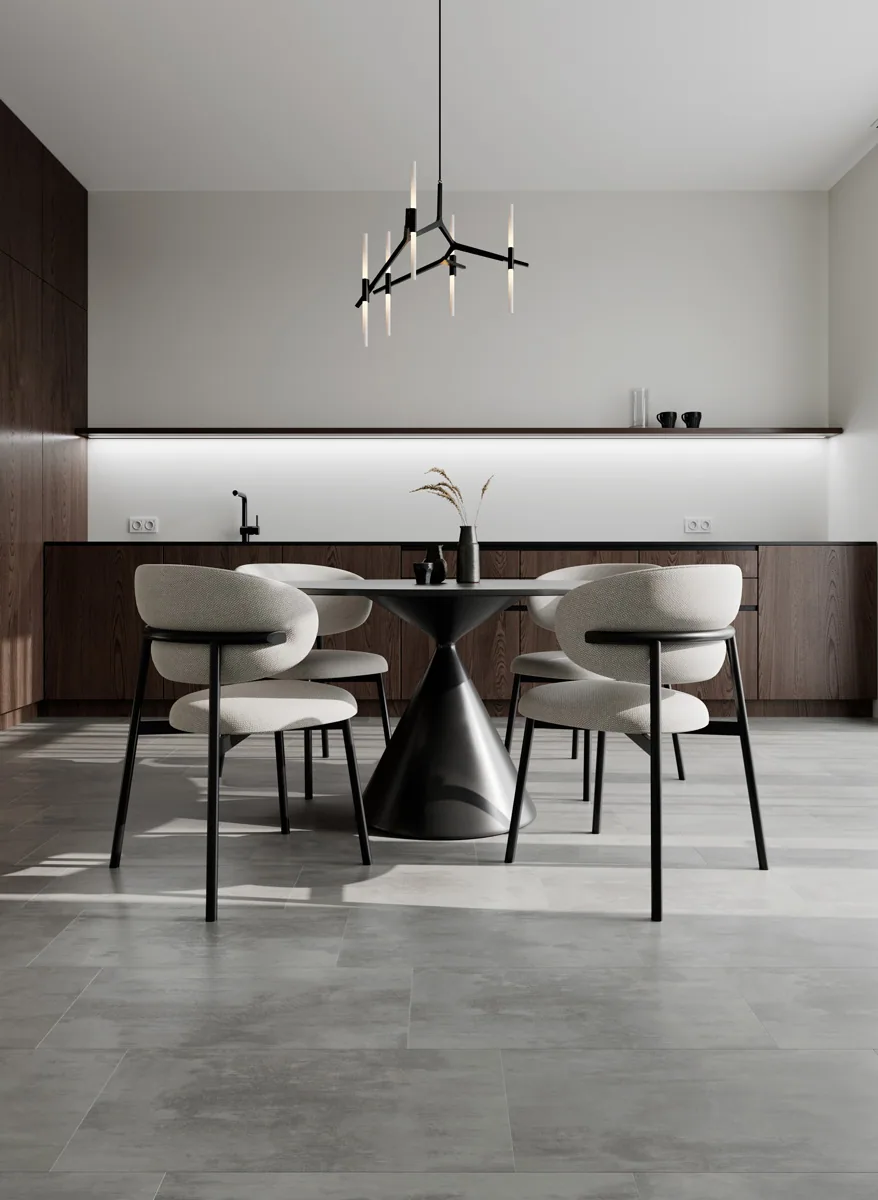 Fargo Stone LVT Бетон Лофт: в интерьере