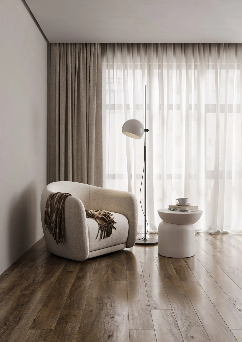 Fargo Comfort LVT Дуб Бронкс: в интерьере