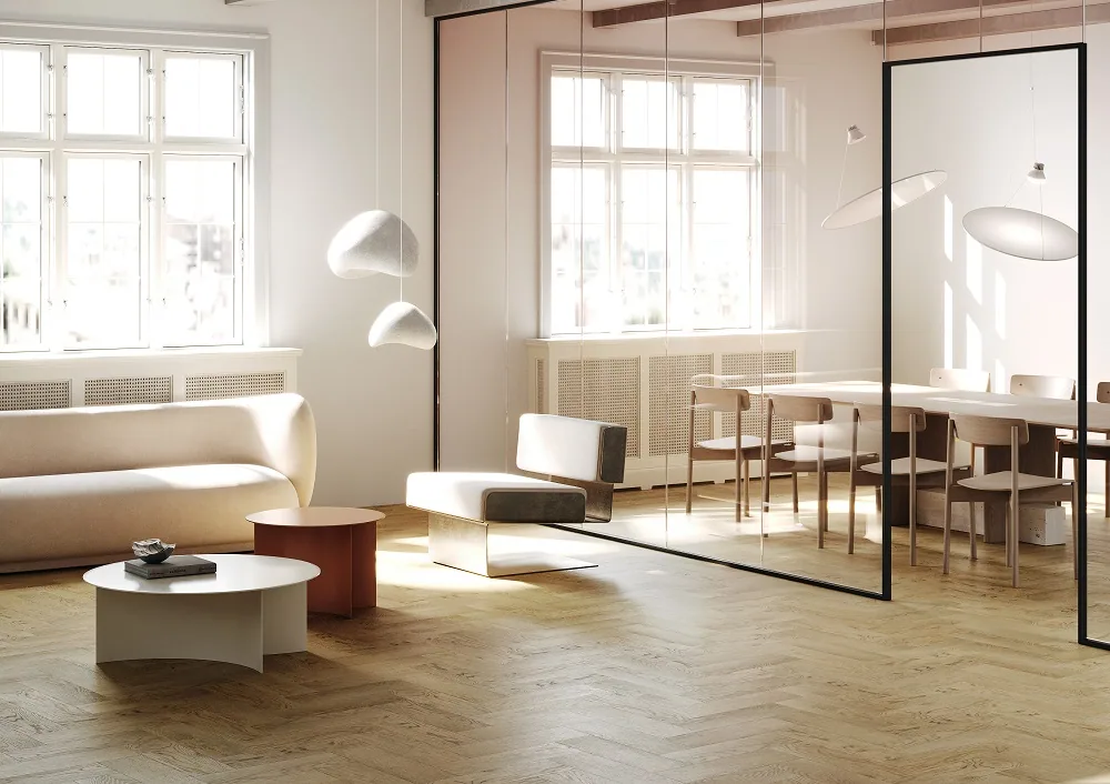 Fargo Herringbone Дуб Неаполь: интерьер коллекции
