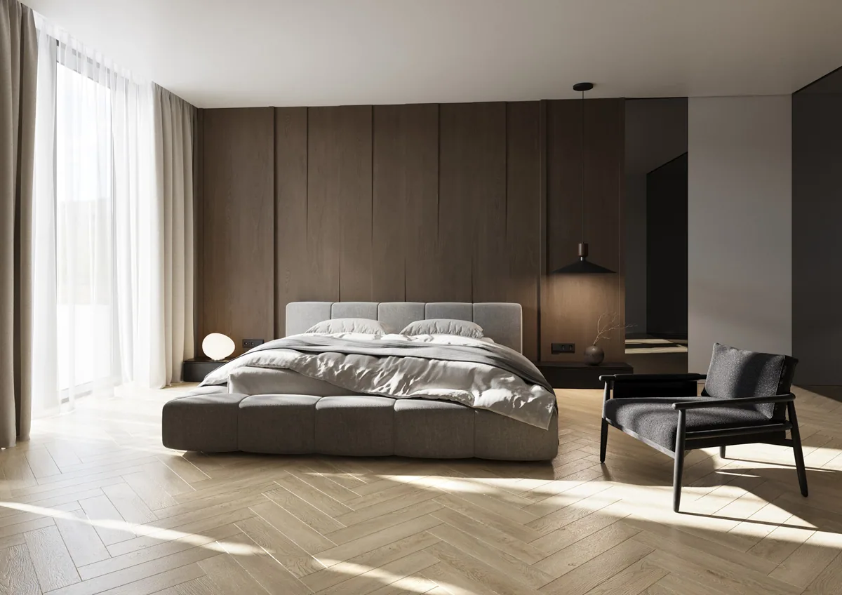 Fargo Parquet LVT Дуб Манила: в интерьере