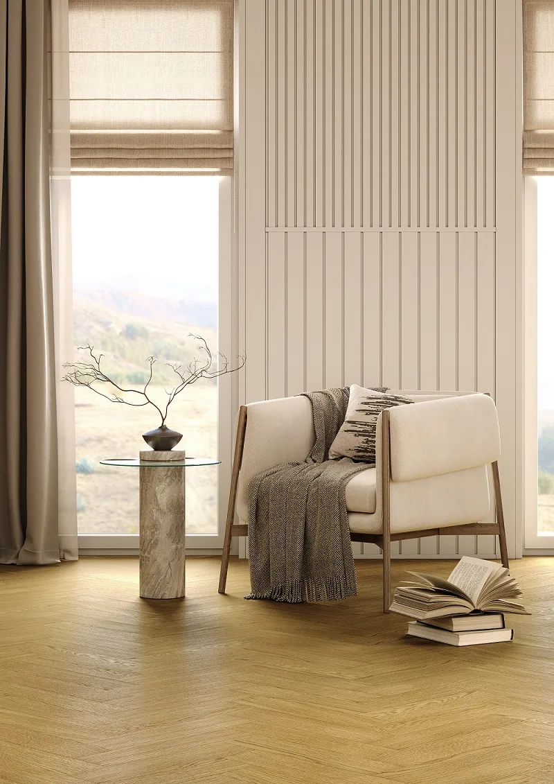 Fargo Quartz Parquet Штучный Дуб Рейн: в интерьере