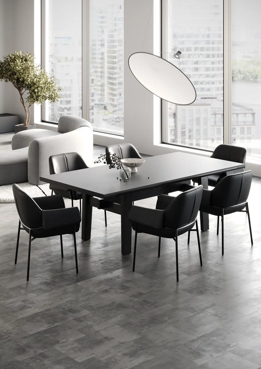 Fargo Stone LVT Бетон Готика: в интерьере