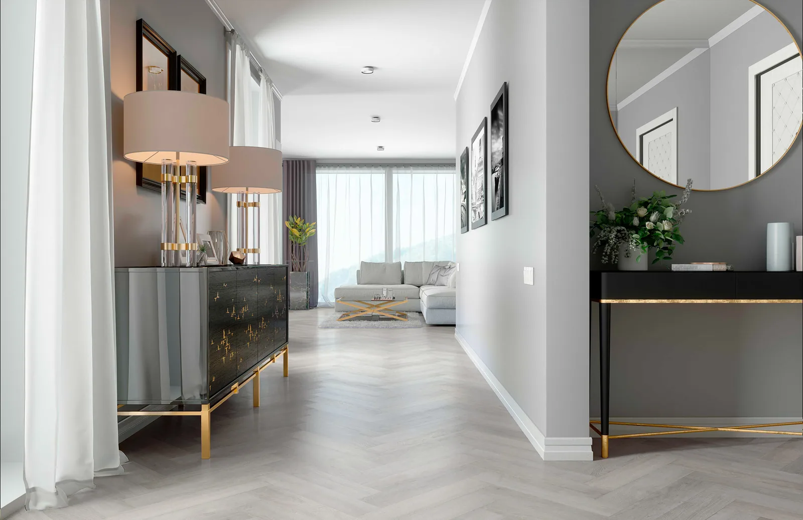 Fargo Parquet Дуб Финский Залив: в интерьере