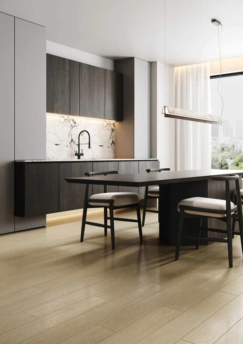 Fargo Comfort LVT Дуб Антик: в интерьере