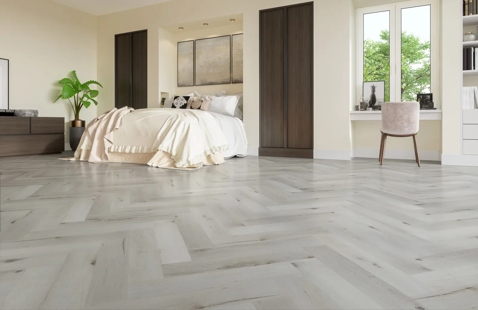 Fargo Parquet Дуб Снежный: в интерьере