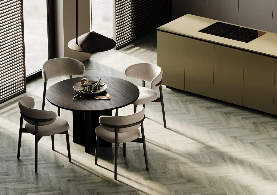 Fargo Herringbone Дуб Дартмур: в интерьере