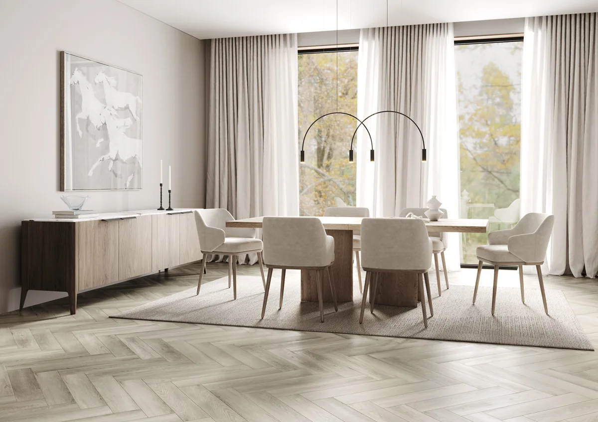 Fargo Bevel Parquet Дуб Бодрум: в интерьере