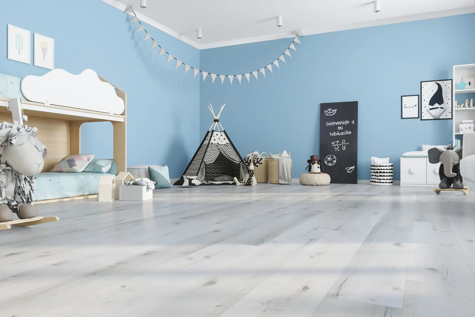 Fargo Comfort XXL Дуб Снежный: в интерьере