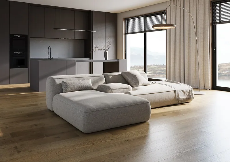 Fargo Quartz Parquet Престиж Дуб Муссон: в интерьере