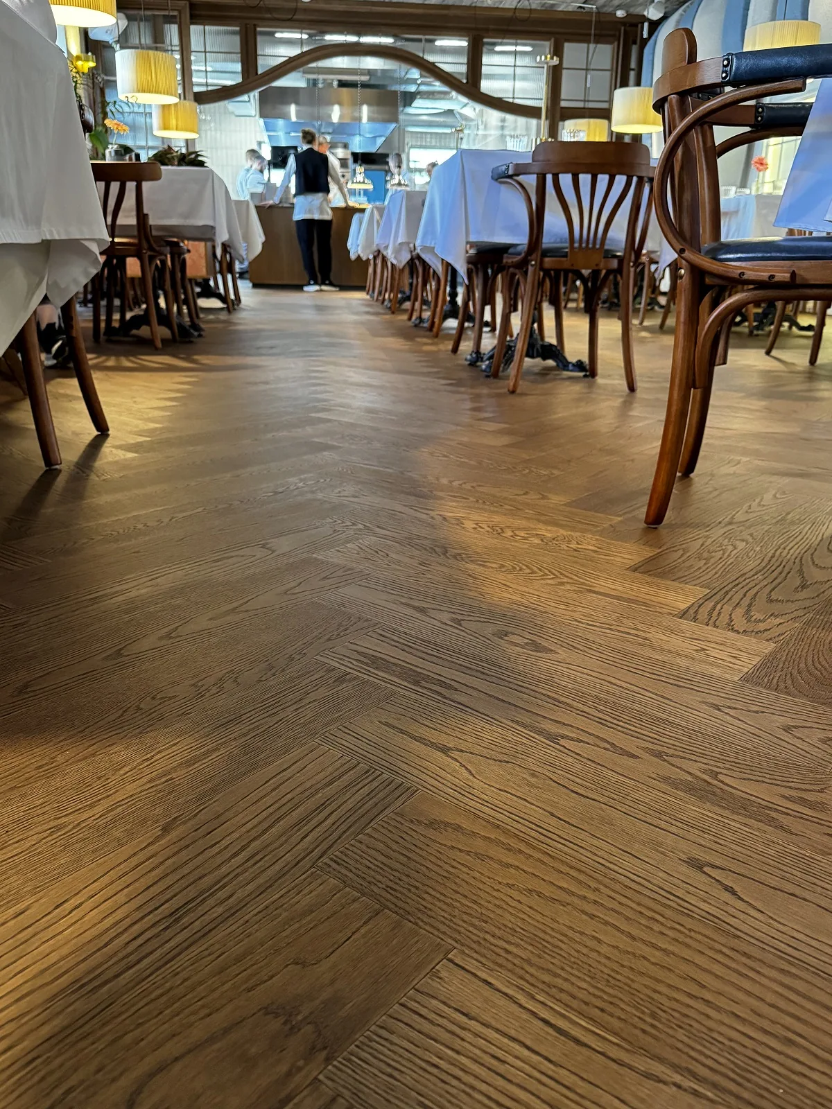 Fargo Quartz Parquet Английская Ёлка Дуб Рустикальный: в интерьере