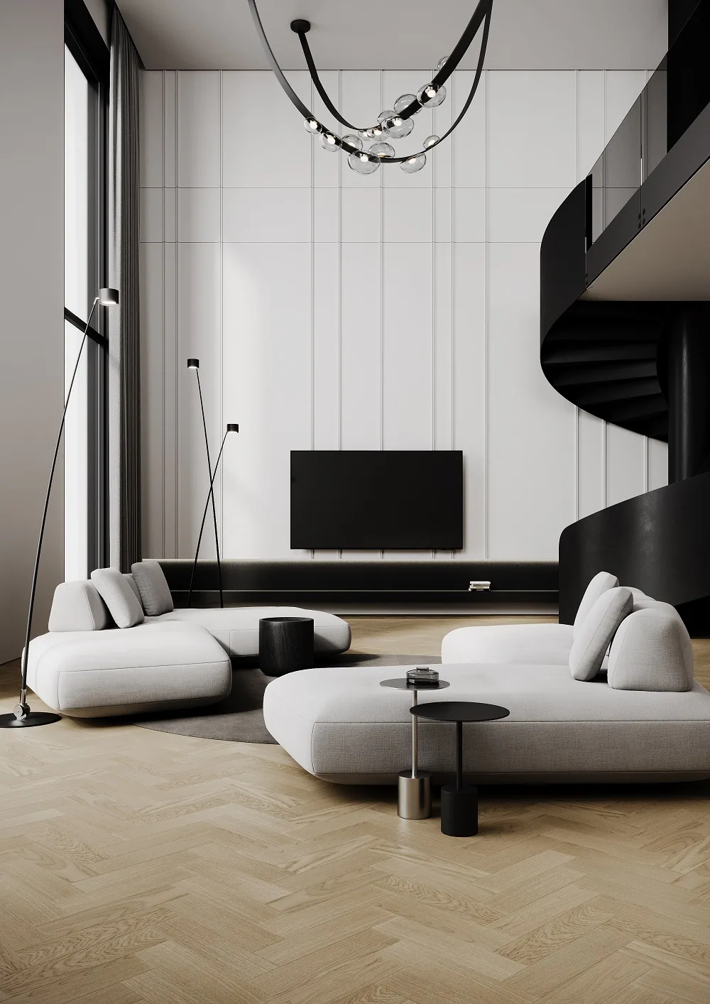 Fargo Quartz Parquet Штучный Дуб Бисквитный: в интерьере