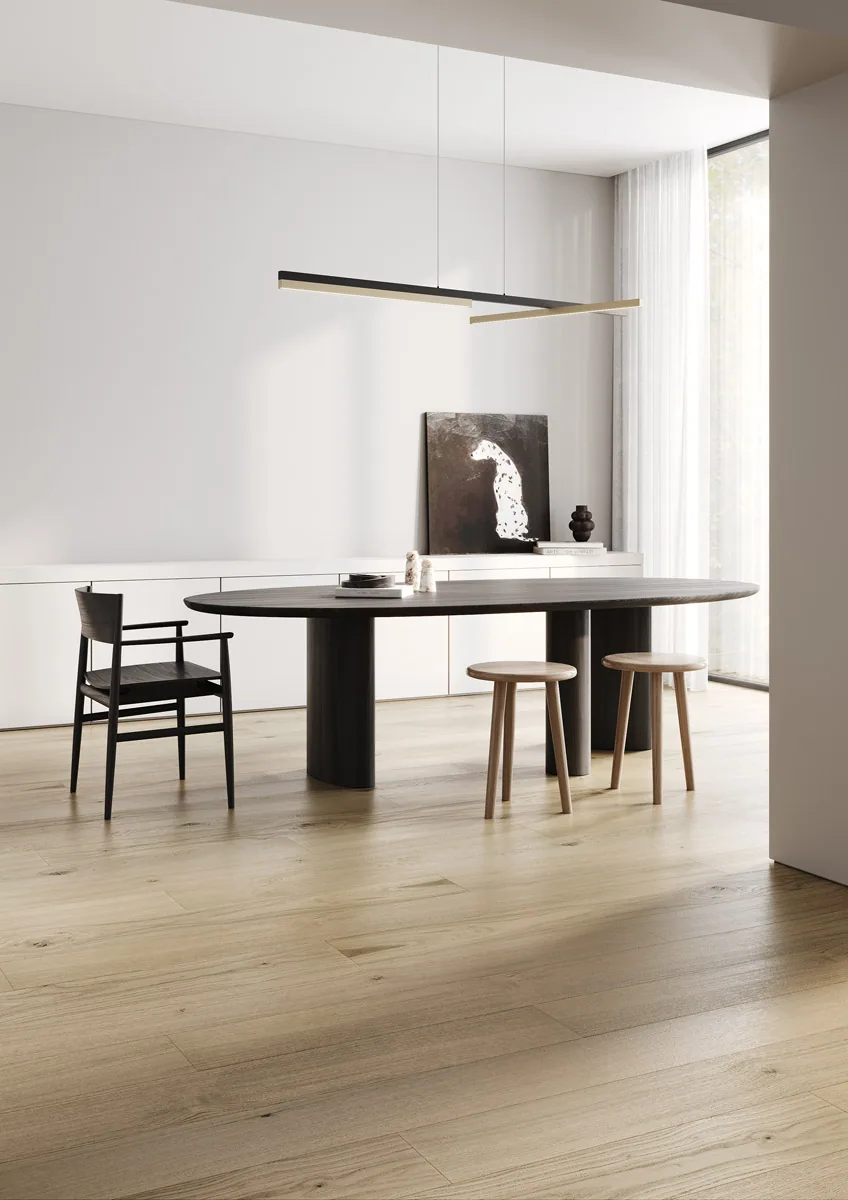 Fargo Quartz Parquet Престиж Дуб Бисквитный: в интерьере