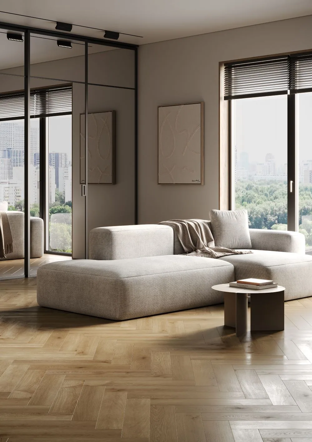 Fargo Bevel Parquet Дуб Окленд: в интерьере