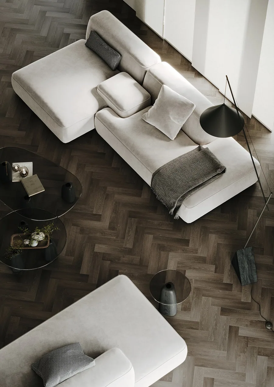 Fargo Herringbone Дуб Кальвадос: фото