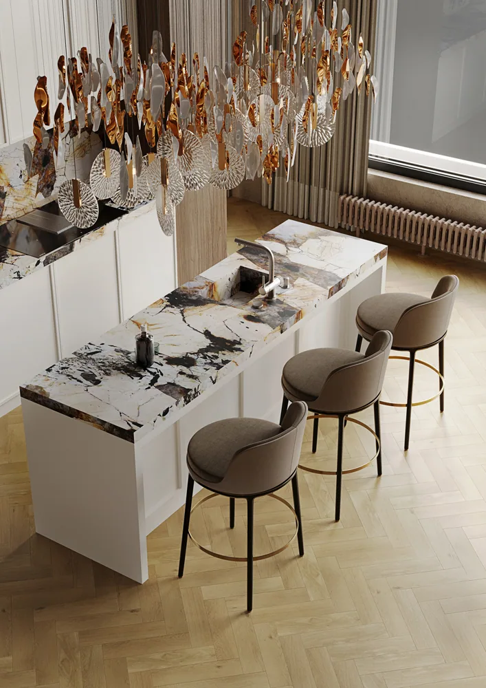 Fargo Herringbone Дуб Копенгаген: в интерьере