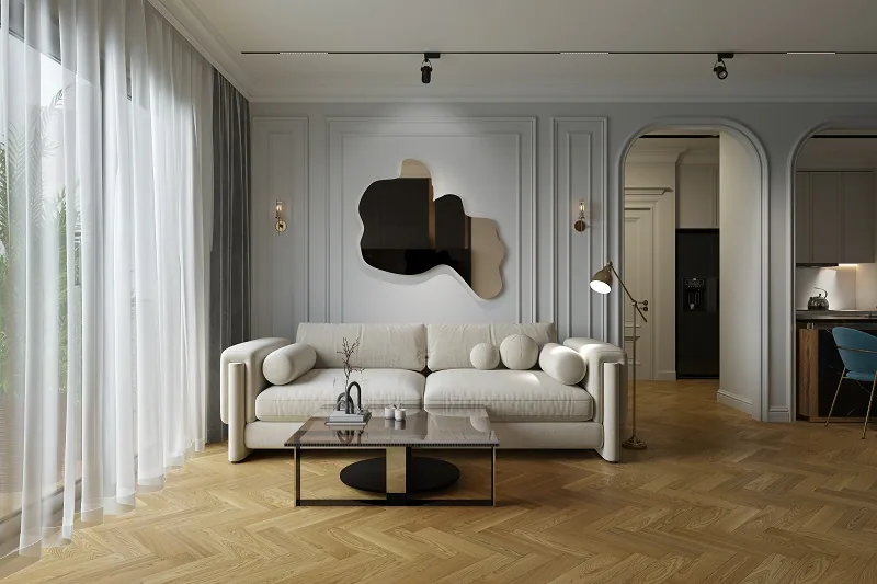 Fargo Quartz Parquet Штучный Вяз Кенигсберг: в интерьере