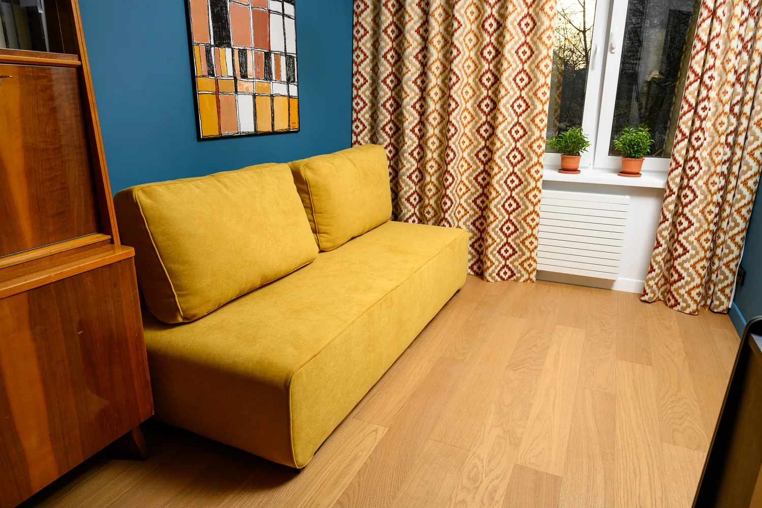 Fargo Quartz Parquet Классик 5 мм Дуб Медовый Раф: в интерьере
