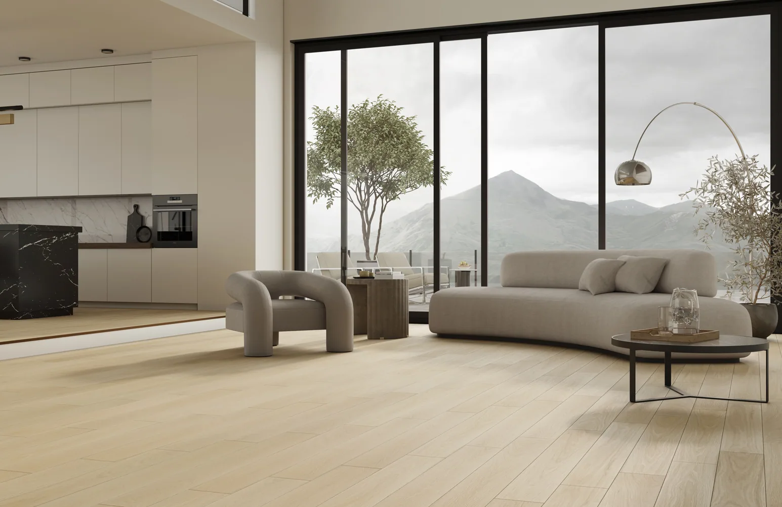 Fargo Quartz Parquet Классик 5 мм Дуб Испанский: в интерьере