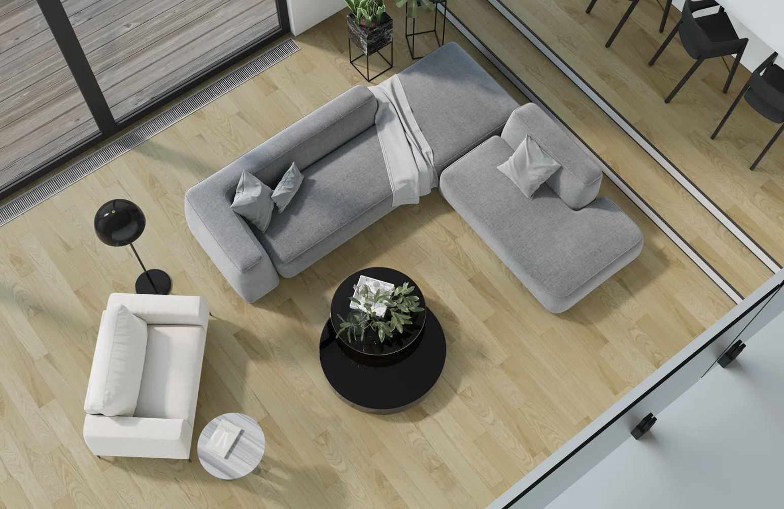Fargo Quartz Parquet Классик 5 мм Дуб Тоскана: в интерьере