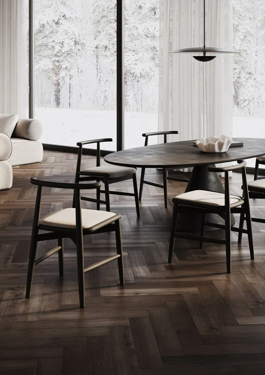 Fargo Bevel Parquet Дуб Стамбул: в интерьере