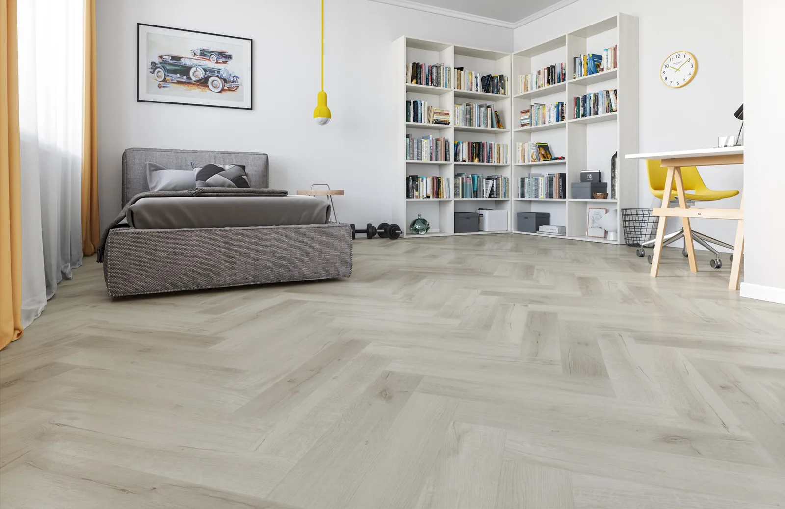 Fargo Parquet Дуб Лондонский Туман: в интерьере