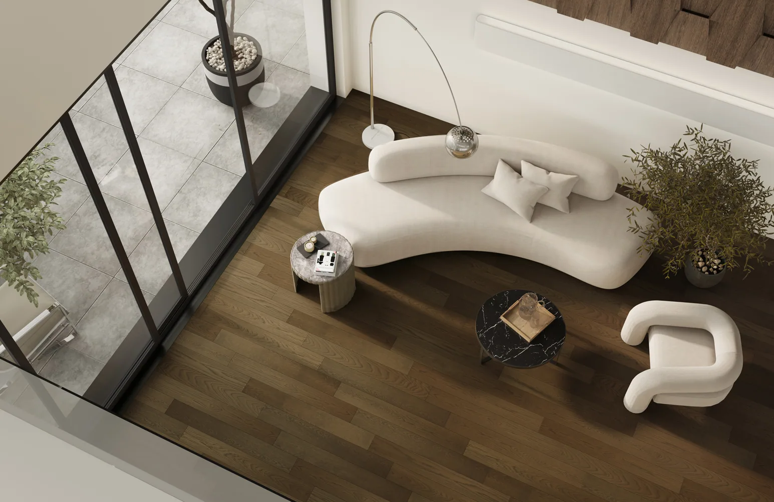Fargo Quartz Parquet Классик 5 мм Дуб Брауни: в интерьере