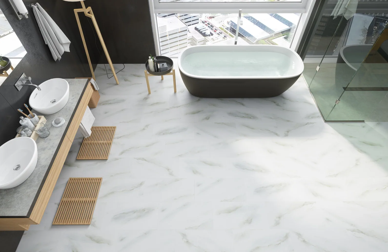 Fargo Stone Белый Мрамор: в интерьере