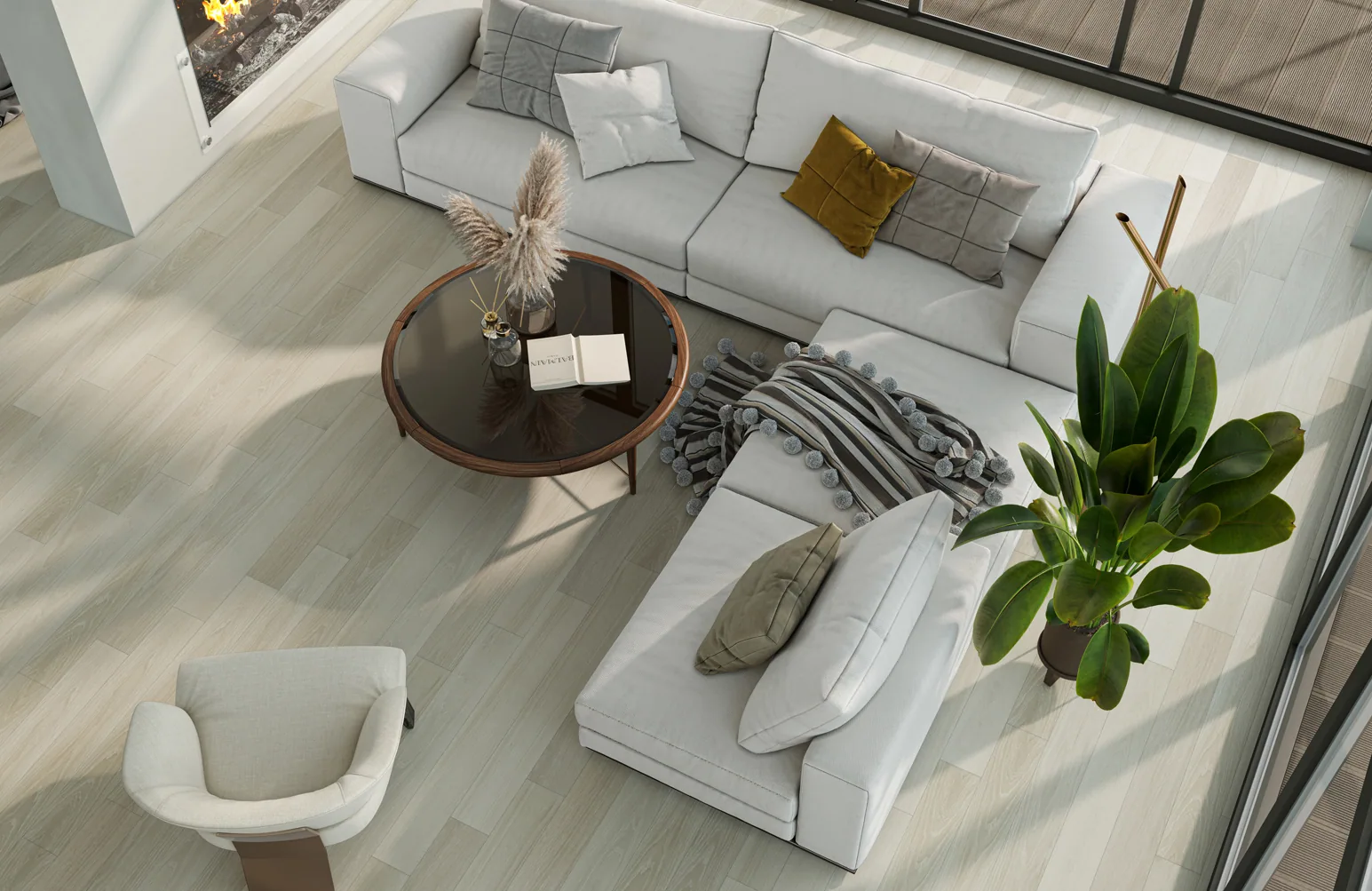 Fargo Quartz Parquet Классик 5 мм Дуб Лимба: в интерьере