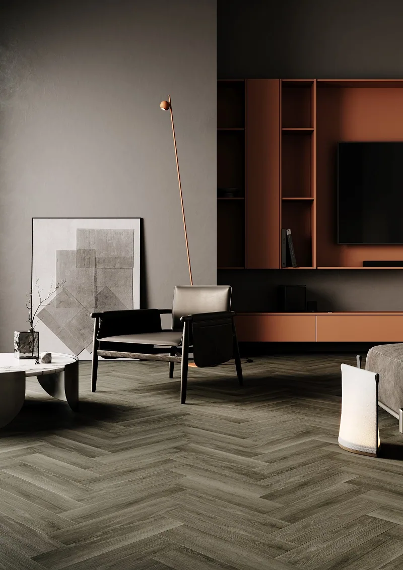 Fargo Herringbone Дуб Верде: в интерьере