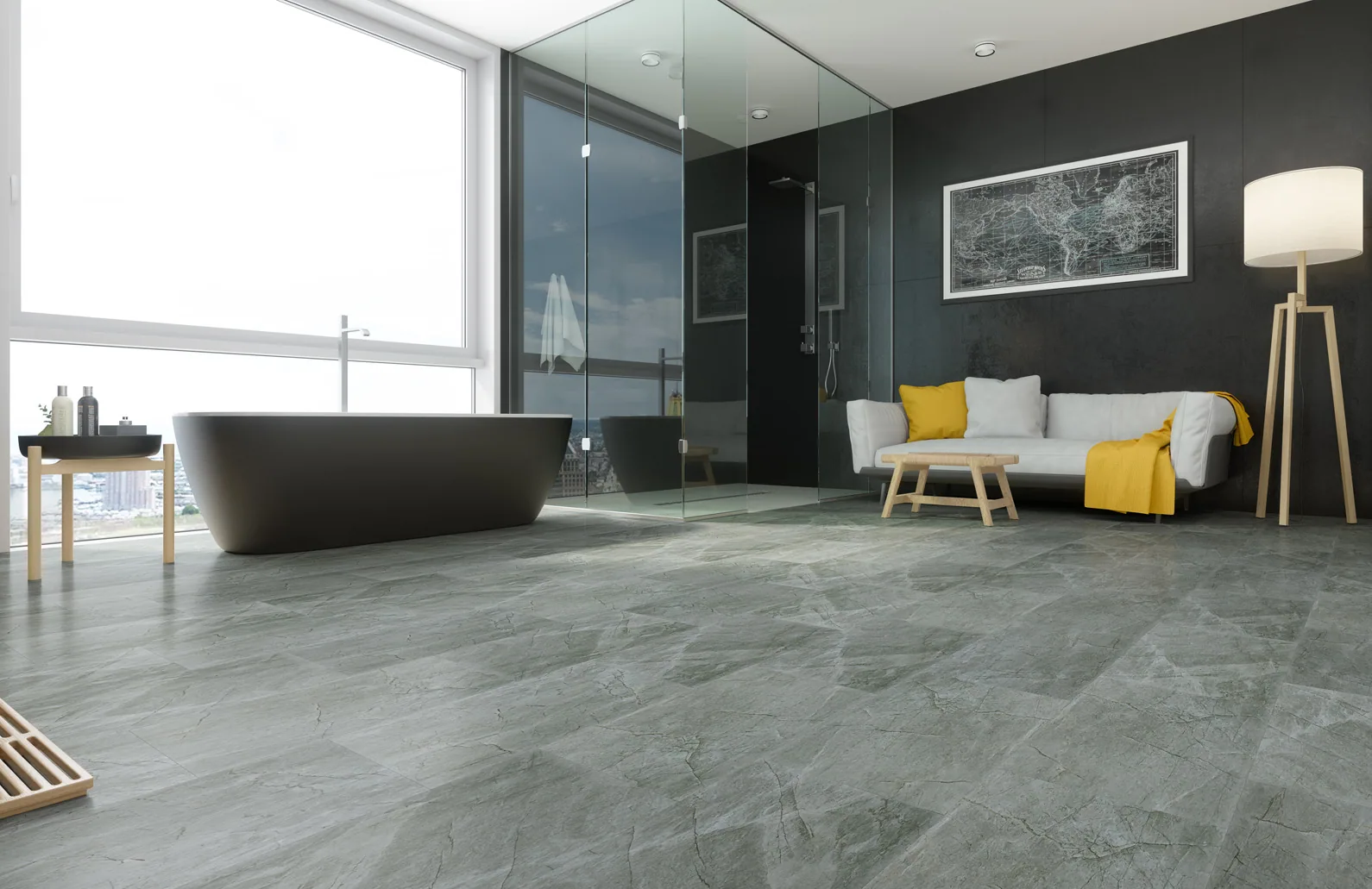 Fargo Stone Платиновый Агат: в интерьере