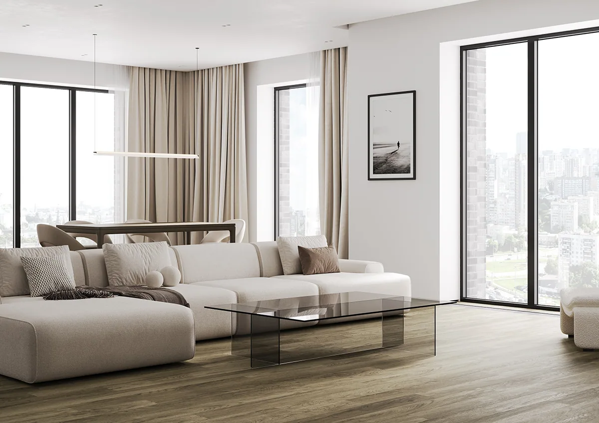 Fargo Comfort LVT Дуб Монако: в интерьере