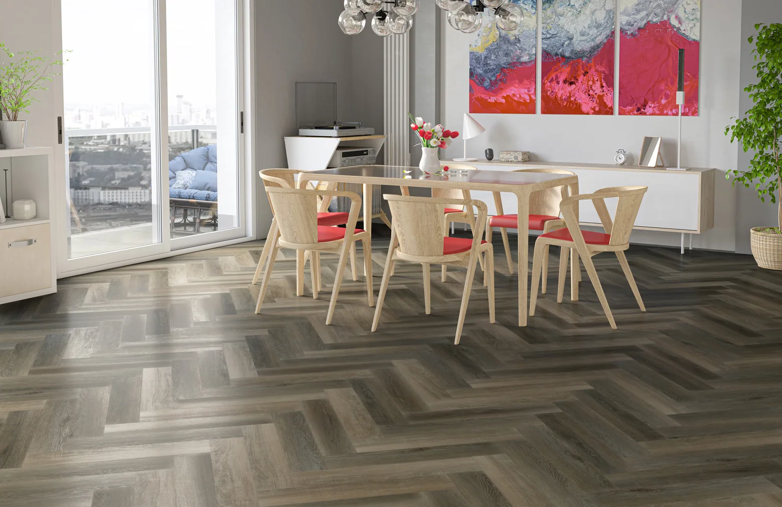 Fargo Parquet Дуб Кальвадос: в интерьере