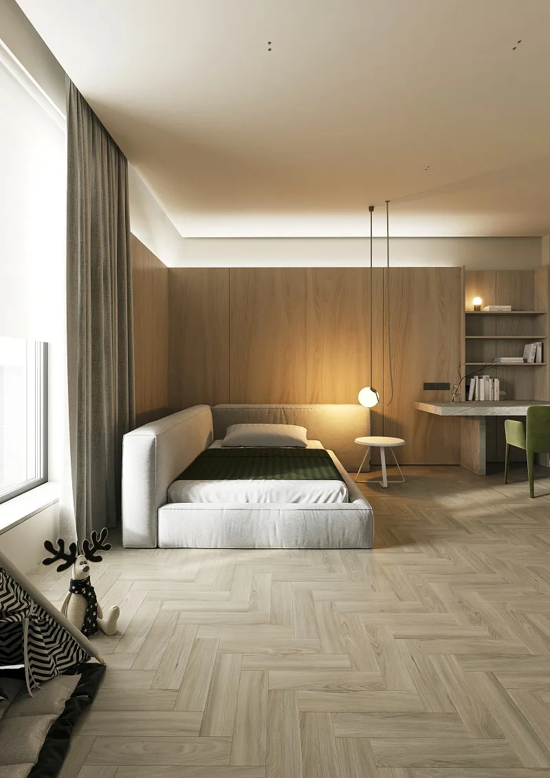 Fargo Herringbone Вяз Оксфорд: в интерьере