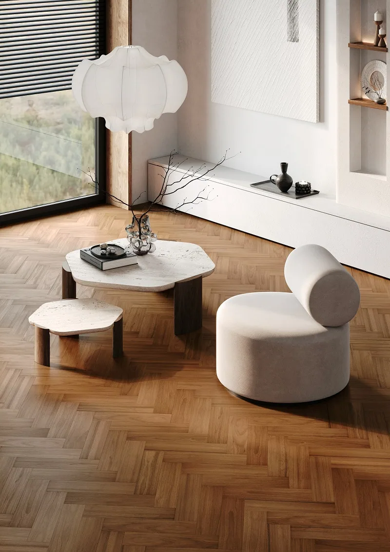Fargo Quartz Parquet Штучный Дуссия Африканская: в интерьере