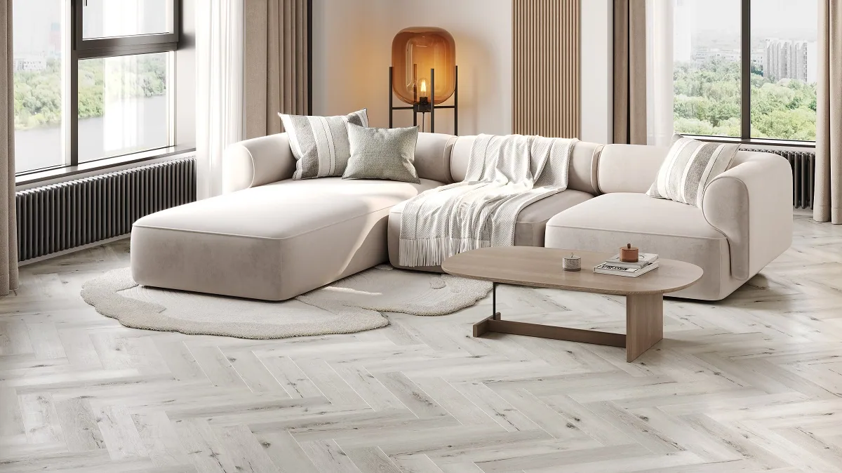 Fargo Parquet Дуб Снежный: в интерьере