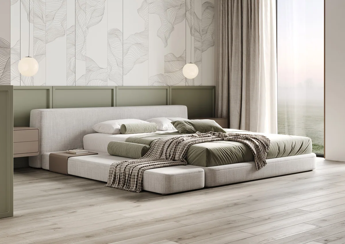 Fargo Comfort LVT Дуб Лондонский туман: в интерьере