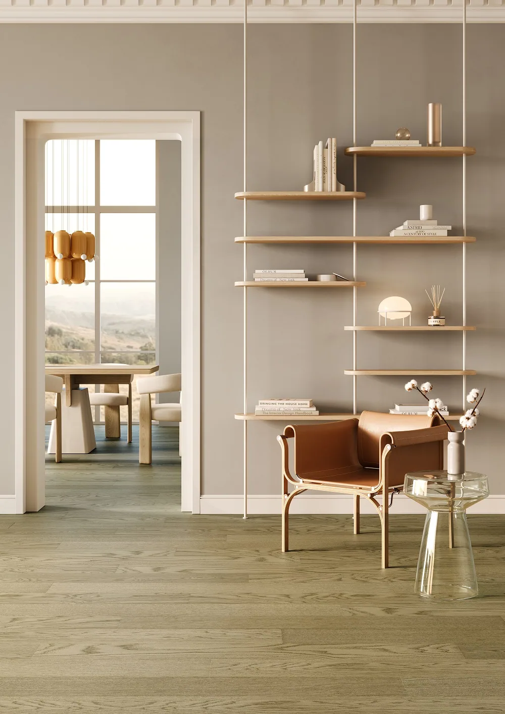 Fargo Quartz Parquet Классик 5 мм Дуб Флэт Уайт: в интерьере