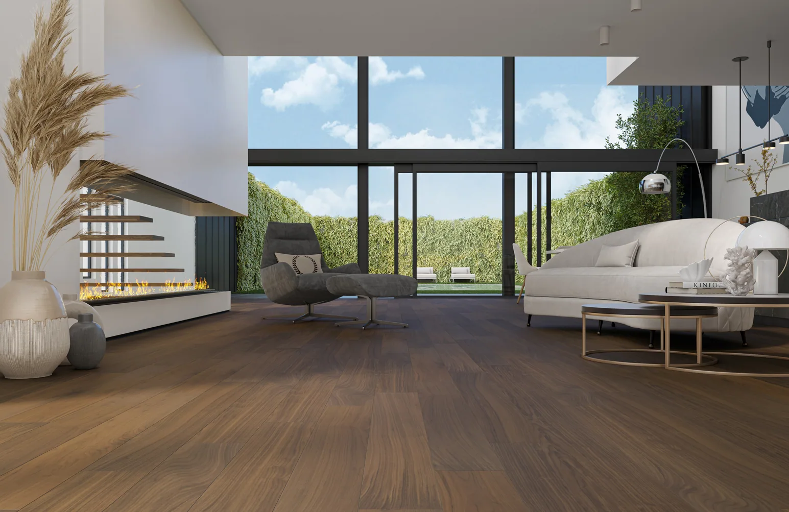 Fargo Quartz Parquet Классик 5 мм Орех Американский: в интерьере
