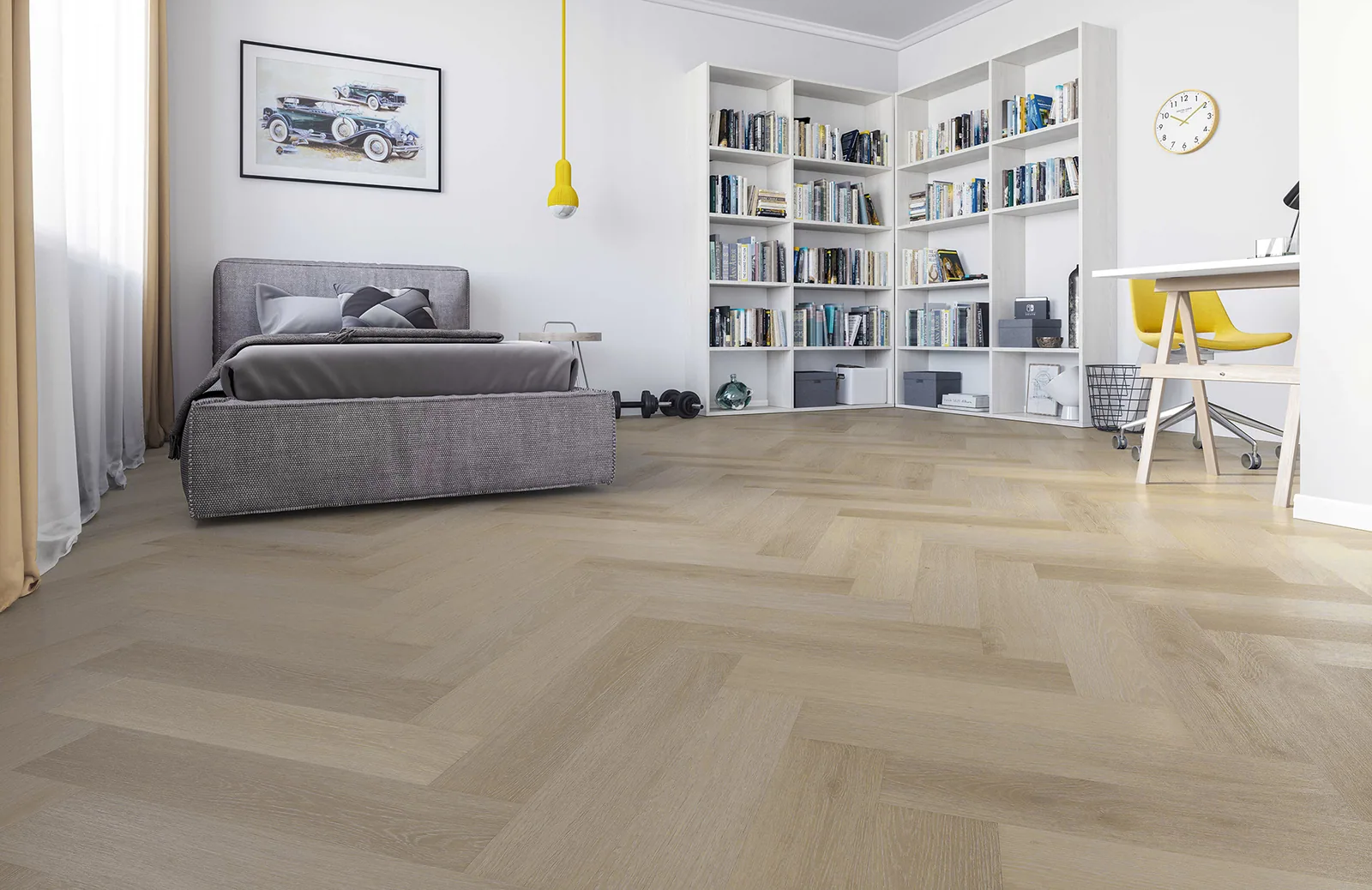 Fargo Parquet Дуб Спелый Миндаль: в интерьере