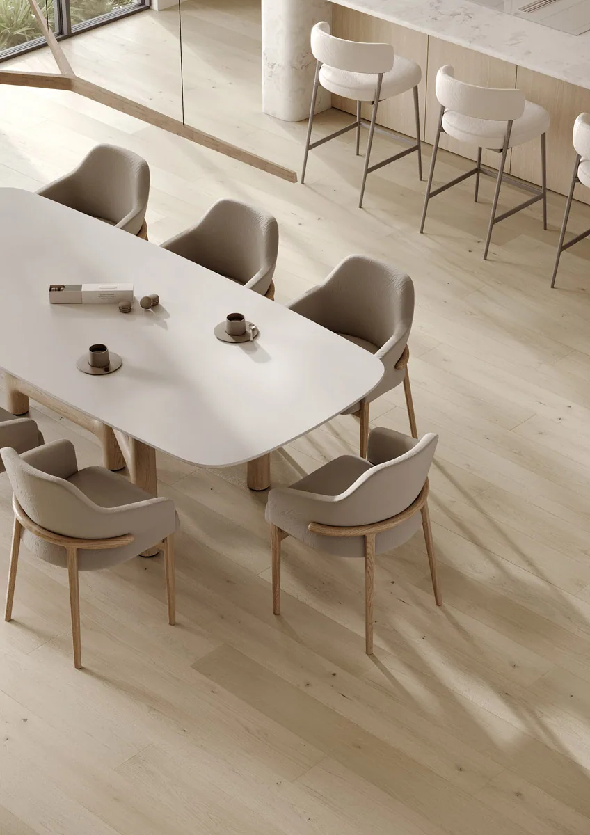 Fargo Quartz Parquet Престиж Дуб Маскарпоне: в интерьере
