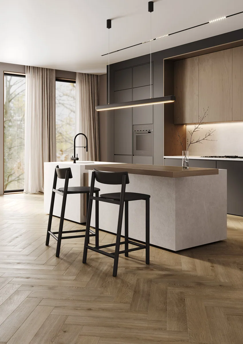 Fargo Bevel Parquet Дуб Майами: в интерьере