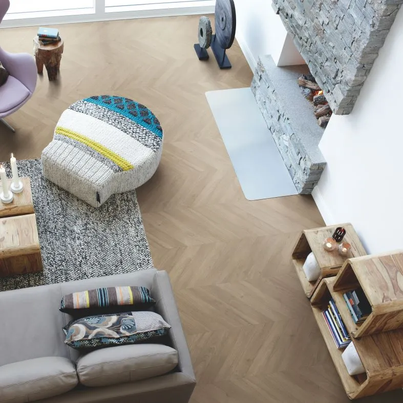Pergo Chevron 12 pro Дуб Греш: в интерьере